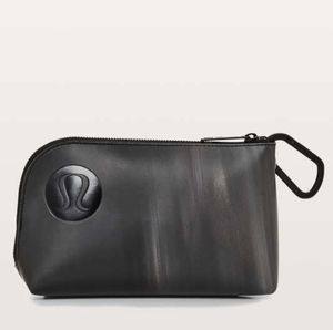 Lululemon Black/White Marbled Off The Mat Pouch